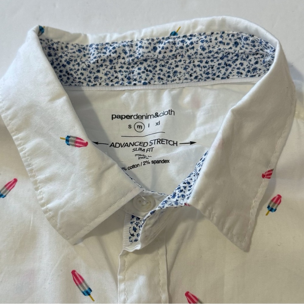 Paper Denim & Cloth Popsicle Button Down Shirt - Picture 3 of 5